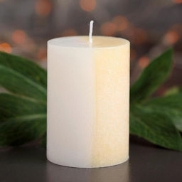 Ароматическая свеча-цилиндр «Кристаллический узор», ваниль, 5×7.5 см