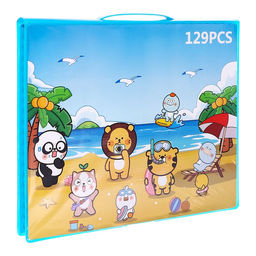 Набор для рисования Зверушки Синий - Calligrata фото 2