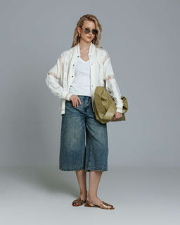 Кардиган вязаный с ажурным узором на кнопках KAR001 - Sahar art lab фото 12