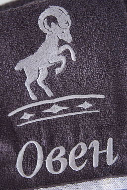 14418/10 Знаки зодиака полотенце махровое плотность 350гр