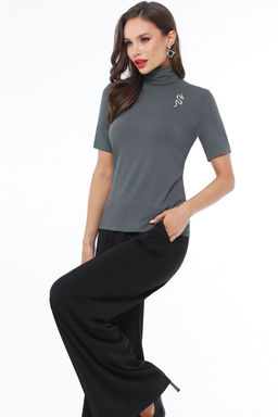 Водолазка Ты в тренде, грей - Dstrend фото 2