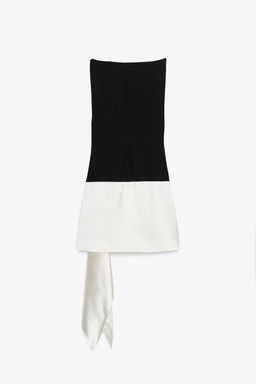 CONTRAST SHORT DRESS - Zara фото 5