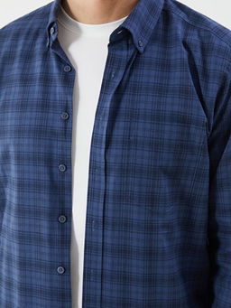 Regular Fit Uzun Kollu Ekose Erkek G?mlek