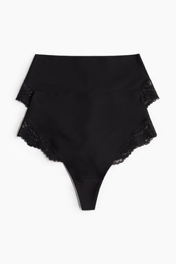 Pack de 2 bragas thong Light Shape - H&m фото 4