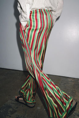 STRIPED PYJAMA TROUSERS ZW COLLECTION - Zara фото 5