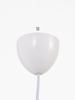 Светильник подвесной 2513/1, Е27, 40 Вт, 26.5×84 см, чёрный/белый МИКС