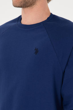 Erkek _ndigo Basic Sweatshirt Sepette S_rpriz _ndirim - U.s. polo assn фото 7