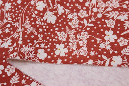 Теплый хлопок Мирана цв.кирпично-терракотовый, ш.1.48м, хлопок-100%, 140гр/м.кв - Купава фото 5