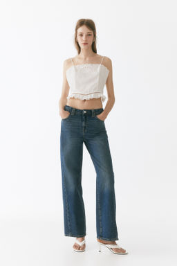 Wide High Waist Jeans - H&m фото 2