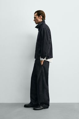 BARREL FIT DENIM CHINO TROUSERS - Zara фото 14