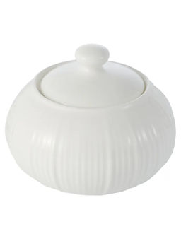 43465 GIPFEL Сахарница ELEGIA 250 мл. Материал: костяной фарфор. Цвет: белый.