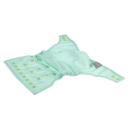 Многоразовый подгузник, флис, цвет светло зеленый - Крошка я фото 6
