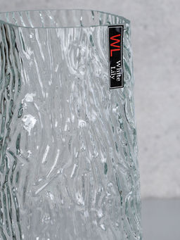 Ваза для цветов 20 см с ЛОГО прозрачная / WRD-138 /уп 24/ без и/уп745973 - ГалеонТрейд фото 10
