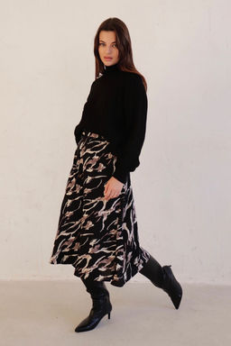 Юбка А-силуэта с принтом - Martichelli фото 37