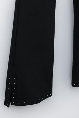 STUDDED FLARE TROUSERS - Zara фото 4