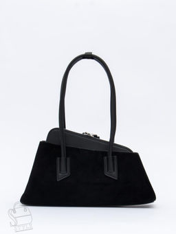 Сумка женская кожаная 6006LF black Polina&Eiterou
