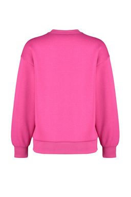 Fusya Kal?n Ici Polarl? Regular/Normal Kal?p Bisiklet Yaka Basic Orme Sweatshirt TWOAW24SW00101