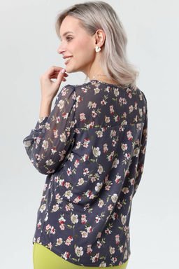 Блузка женская 4021/03/Серый, пудровый - Rise фото 6