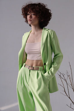 7931 Костюм брючный светло-зелёный - Martichelli фото 16