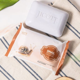Jigott Мыло-скраб для лица и тела с экстрактом улитки / Snail Scrub Soap, 150 г
