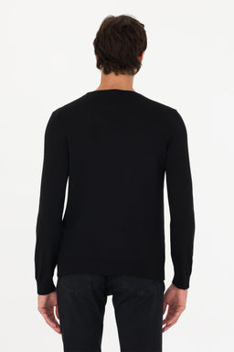 Свитер мужской U. S. Polo Assn Basic черный из хлопка - U.s. polo assn фото 19