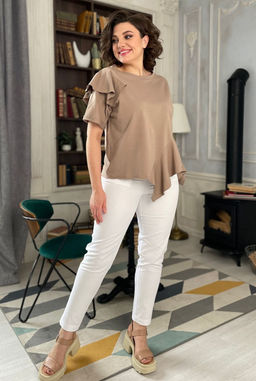 Блуза Rumoda 2122 капучино  фото 4
