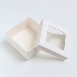 Цена за 5 шт. Коробка складная, крышка-дно,с окном, белая, 10 х 10 х 5 см - UPAK LAND фото 3