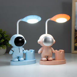 Настольная лампа Космонавт LED 2 Вт USB АКБ МИКС 7.3?13?31 см