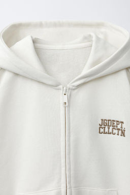 SUDADERA CREMALLERA JOGGING / Crudo - Zara фото 3