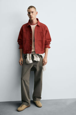 CROPPED FIT JACKET - Zara фото 7