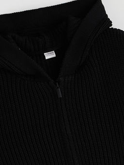 Kap??onlu K?z ?ocuk Triko Yelek