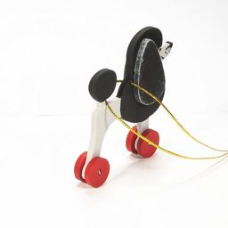 Елочная игрушка - Пудель черный 9005 - Idh фото 3