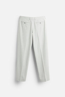 TEXTURED SUIT TROUSERS - Zara фото 6