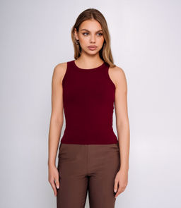 Майка #ОКТ1648, бордовый