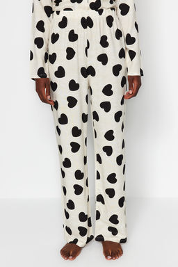 Trendyolmilla Ac?k Pembe Kurdele/Fiyonklu Viskon Dokuma Pijama Tak?m? THMAW21PT0936 фото 8