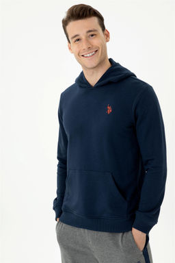 Мужской темно-синий свитшот - U.s. polo assn фото 8