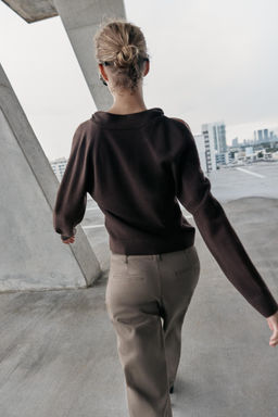 CUT-OUT KNIT JUMPER - Zara фото 12