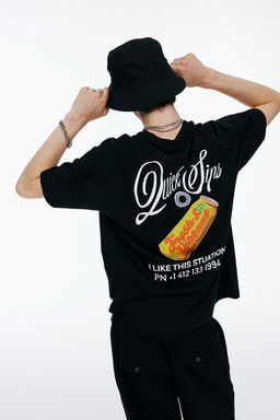 Camiseta con motivo estampado Loose Fit - H&m фото 4