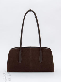 Сумка женская кожаная 8008-1SMS coffee Velina Fabbiano-Safenta