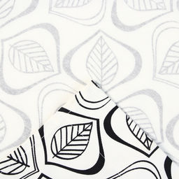 Шторы для кухни Этель Leaves, 149×180 см - 2 шт., подхваты - 2 шт., 100% хлопок