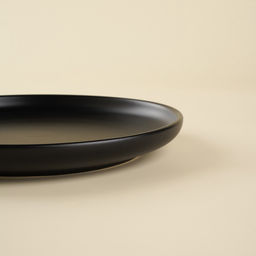 УЦЕНКА Набор тарелок круглых 2 шт. SL Home «Дарк», 20×20.3×2.2 см, чёрная
