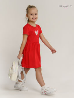 Платье Лето красный-лав - Sovalina фото 11