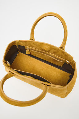 MINI SPLIT SUEDE CITY BAG - Zara фото 6
