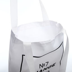 Сумка шопер Измени мир 35х0.5х40 см, отд без молнии, без подклада, белая - Nazamok фото 8
