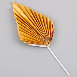 Набор для украшения Перо, набор 2 шт, цвет золото - Страна карнавалия фото 2