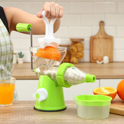 Соковыжималка ручная Fresh, пластик, зелёная