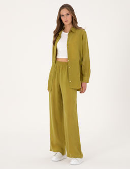 Брюки Pierre Cardin Kanvas Pantolon зеленые из канваса