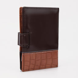 Обложка для автодокументов и паспорта, для купюр, карманы для карт, для монет, цвет коричневый - Simaland фото 2