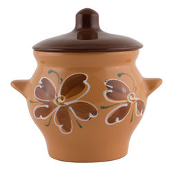 Горшок 0,65 л для жаркого "Цветы" 006692