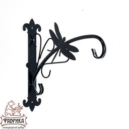 Кронштейн для подвесных кашпо Стрекоза 201-030B - Фабрика интерьерной ковки фото 3